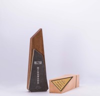 Récompense et tasse en bois gravé, plaque en bois au Design personnalisé pour cadeaux d'entreprise