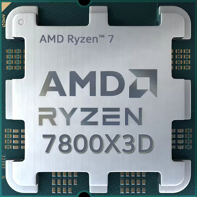 New AMD Ryzen 7 7800X3D Processor R7 Type PC Desktop Computer 4.2 GHz AM5 Gaming Tray CPU
