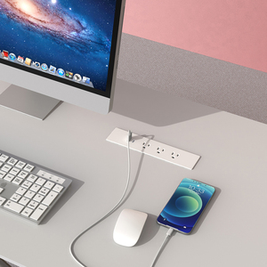 Ul được liệt kê bảng Top ổ cắm 3 Outlet 1 USB và 1 C Loại Bàn hội nghị Hidden ổ cắm lõm Power Strip đồ nội thất Ổ cắm điện - Product Image 5