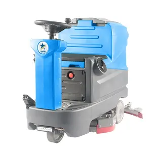 Cleanvac Volledige Auto Compact Rijden Type Double Disc Vloer Scrubber Voor Smalle Gebieden