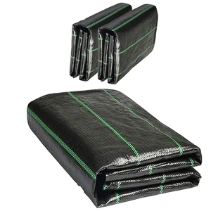 Toile anti-mauvaises herbes et <span class=keywords><strong>tissu</strong></span> de contrôle des mauvaises herbes, couverture de sol de jardin, tapis anti-mauvaises herbes anti-UV, <span class=keywords><strong>tissu</strong></span> <span class=keywords><strong>géotextile</strong></span> tissé en PP pour empêcher la croissance de l'herbe - Product Image 2