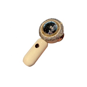 Custom logo <strong>Rhinestone</strong> Mini Fan Air Condition USB Charged Diamond Mini Fan <strong>Eyelash</strong> Dryer Fan for Lash Extension - Product Image 2