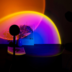 Gün batımı lamba LED canlı streaming Led romantik gökkuşağı lamba oturma odası yatak odası için duvar dekorasyonu gökkuşağı ışık - Product Image 2