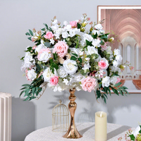 Wunderschöner Hochzeitstisch-Mittelstück-Kranz Künstlicher Blumenball für Event-Arrangement und Dekoration