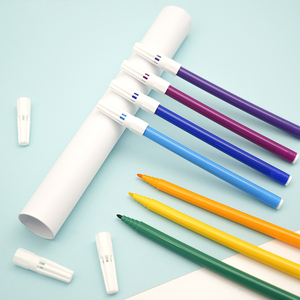 Pennarelli Lavabili da 12/24 Colori, Penne ad Acqua <span class=keywords><strong>per</strong></span> Disegno e Scrittura <span class=keywords><strong>per</strong></span> Bambini e Scuola - Product Image 6