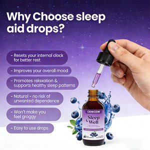 <span class=keywords><strong>Gotas</strong></span> Líquidas Orales Sleep Well con Melatonina, L-Teanina y GABA para el Sueño, la <span class=keywords><strong>Ansiedad</strong></span> y el Estrés, OEM, ODM, GMP, Grado Alimenticio, 60 ml, Suplemento Dietético - Product Image 4