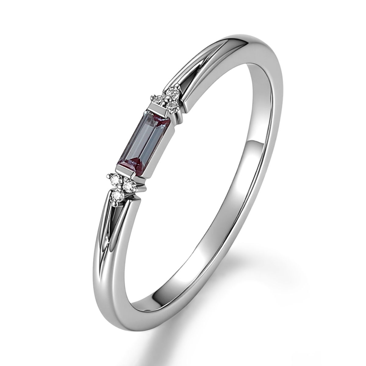 แหวนอัญมณีแล็บ 18Kgold แท้