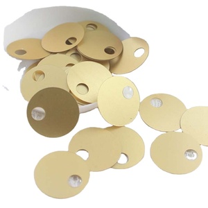 20mm rond plat en vrac Pvc paillettes grand trou mat couleur bricolage robe de mariée embellissement <span class=keywords><strong>pull</strong></span> décoratif couture <span class=keywords><strong>Film</strong></span> paillettes - Product Image 4