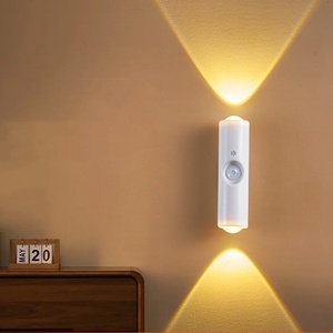 Nuovo sensore intelligente corpo umano luce RGB magnetico ricaricabile casa <span class=keywords><strong>lampada</strong></span> da parete <span class=keywords><strong>occhio</strong></span> di gatto - Product Image 2