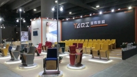 Chaise de salle de conférence pliable à prix avantageux, chaise de théâtre avec tablette d'écriture, revêtement en cuir et tissu, coque en plastique, sièges de cinéma