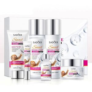 SADOER <strong>Snail</strong> Recombinant Collagen 6-Piece Set <strong>Face</strong> <strong>Cream</strong> &amp; Lotion Skin Care Set Lightening <strong>Cream</strong> Whitening Serum Beauty Products - Product Image 1