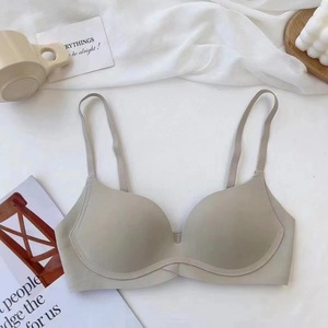 Bán buôn Chất lượng cao Nhật Bản Phong Cách Phụ Nữ đẩy lên Bralette thoải mái thoáng khí Áo ngực không dây màu tinh khiết áo ngực liền mạch - Product Image 4