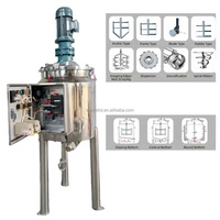 Vente flash : cuve de mélange en acier inoxydable avec agitateur, machine à fabriquer du savon liquide, mélangeur, machine à fabriquer des cosmétiques