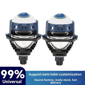 Nuova Lente Proiettore <span class=keywords><strong>LED</strong></span> PL3 <span class=keywords><strong>55W</strong></span> 12000LM con Ventola, Senza Perdite, per Fari Auto <span class=keywords><strong>H7</strong></span>/H4, Montaggio Universale - Product Image 4