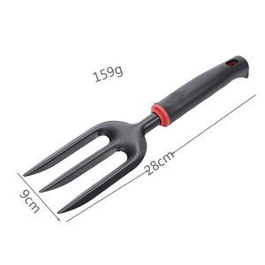 <span class=keywords><strong>Yibeier</strong></span> - Pala de Jardinería de Hierro, Rastrillo y Azada (Negro) - Product Image 3