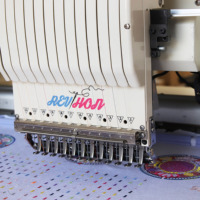 Machine à broder informatisée à deux têtes REVHON de haute qualité pour la fabrication de tissus en dentelle brodée, pour chapeaux et chemises