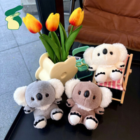 Porte-clés en peluche ours en peluche mignon de dessin animé, 10 cm, rembourré en coton PP, pour les fêtes, unisexe, 14 ans et plus