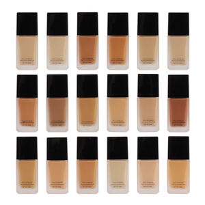 24H Haute Qualité Vegan <span class=keywords><strong>Liquide</strong></span> Mat Couverture Complète Fond de Teint Cosmétiques de Marque Privée Maquillage pour Peau Foncée Longue Durée - Product Image 1