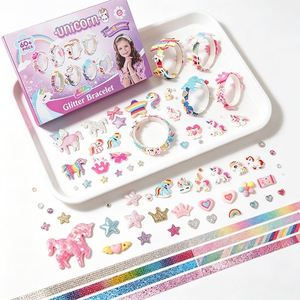 Wholesale Kids Fashion Headband <b>Kit</b> <b>DIY</b> Hair Accessories Pins Flowers Stars Hearts Craft Activity Gift Box Set - Product Image 6