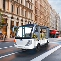 Bus électrique à deux étages pour 8 passagers, idéal pour les visites de la ville, avec moteur AC de 5 kW et temps de charge de 8 à 10 heures