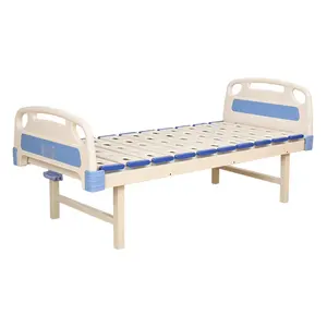 Stainless Steel Back Rest Hospital Bed With Air Mattress Removable ABS Head Board For Clinic Patient Use Cheap Price