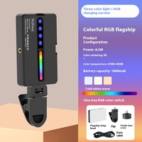 M160 Mini Anneau Lumineux LED RVB Personnalisable avec Logo, 2700-6500K, Rechargeable, pour Selfie, Streaming en Direct, Téléphone, Ordinateur Portable et Maquillage