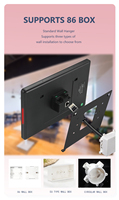 Smart Home Matter Thread Wifi 8/10.1 pulgadas Montaje en pared Android Display Relay Rs232 Rj45 Dispositivo de automatización Control Tablet Panel