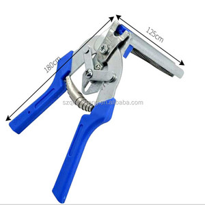 <span class=keywords><strong>Pince</strong></span> à cage en fil métallique <span class=keywords><strong>Pince</strong></span> à anneau de porc Outil et 600 pinces M <span class=keywords><strong>Agrafes</strong></span> Cage à mailles de poulet Clôture en fil métallique - Product Image 2