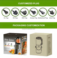 High-end elektrische 350W slowjuicer met zelfreinigende roestvrijstalen messen, touchscreen, stille DC-motor, geschikt voor smoothies, hotels en campers.