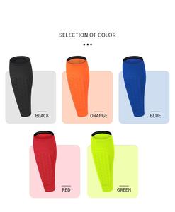 Honeycomb Soccer Shin Guards Padded Calf <strong>Compression</strong> Sleeves Supports for Shin <strong>Splint</strong> - Product Image 4