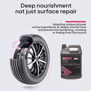NIKELIANG Spray brillant pour pneus à effet mouillé Restaurateur de caoutchouc à longue durée de vie Revêtement protecteur de longue durée <span class=keywords><strong>Solution</strong></span> de soin automobile - Product Image 5