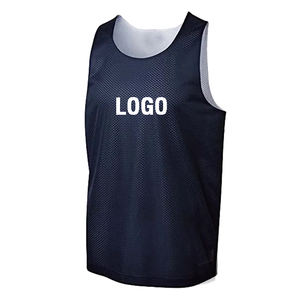 Vente en gros pas cher maillot de basket-ball en maille sublimée 100% polyester chemises de basket-ball à séchage rapide et évacuation de l'humidité débardeurs pour hommes - Product Image 5