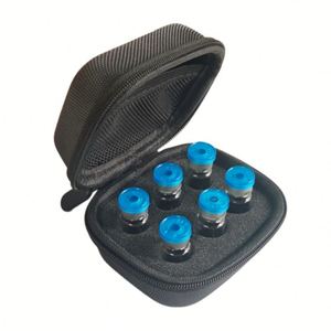 Étui de voyage portable pour flacons de peptides et d'insuline de 2 ml et 3 ml avec 6 compartiments en EVA et fermeture éclair - Product Image 3