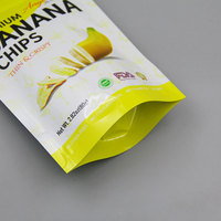 Vente en gros directe de sacs d'emballage pour aliments en plastique personnalisés pour les chips de banane/pommes de terre