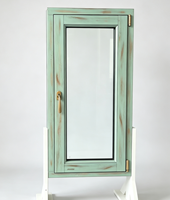 Sistema de Drenaje Oculto de Alta Impermeabilidad, Ventana de Madera Revestida de Aluminio, Resistente a Tifones y Tormentas