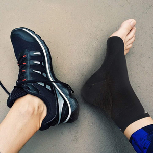 Soporte de Tobillo de Nailon Elástico de Alta Calidad al por Mayor, Vendaje de Tobillo, Mangas de Compresión de Tobillo, Soporte para Mujeres y Hombres - Product Image 3