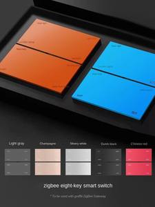 Smart Automation System Smart Home Hotel Wall <b>Switch</b> <b>Touch</b> Panel 10A PC 2 <b>Switches</b> Grey IP27 Rated EWeLink Compatible - Product Image 3