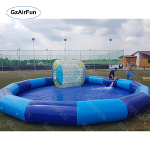 Nhà Máy Bán buôn giá rẻ ngoài trời con lăn hồ bơi trên mặt đất hồ bơi trẻ em Hồ bơi bơm hơi công viên nước - Product Image 2