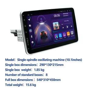Reproductor Multimedia Android Universal de <span class=keywords><strong>1</strong></span> Din y 10.<span class=keywords><strong>1</strong></span> Pulgadas con DVD para Coche, <span class=keywords><strong>Radio</strong></span> Giratoria 360 Grados - Product Image 4