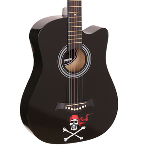 Oem thương hiệu màu đen Acoustic guitar dây 38 inch giá nhà máy thấp với độ bóng kết thúc Acoustic Guitar Phụ Kiện Bộ - Product Image 2