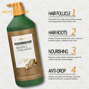 Shampooing personnalisable 100 % biologique sans sulfate pour la croissance des cheveux, à l'essence de gingembre, <span class=keywords><strong>anti</strong></span>-<span class=keywords><strong>chute</strong></span> et épaississant – Le <span class=keywords><strong>meilleur</strong></span> shampooing pour la croissance capillaire - Product Image 5