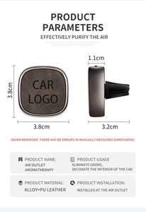 OEM Hersteller Aroma Diffusoren Clips Auto Duft Parfüm Dauerhafte Emission Auto Lufter frischer Entlüftung sclip Düfte Diffusor - Product Image 6