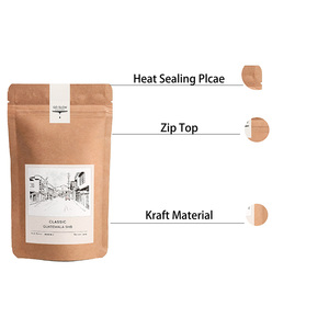 ClassicPackaging 100 pièces Sachet Doypack VMPET coloré métallisé, étanche à l'humidité, thermoscellable, avec fenêtre dépolie, pour aliments et farine - Product Image 3