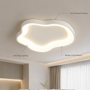 Modern Acrylic Led <b>Ceiling</b> <b>Light</b> 27W High Cri <b>Remote</b> <b>Control</b> Dimmable 3Cct Flush Mount For Bedroom Living Room - Product Image 2