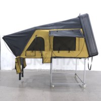 Tente de toit rigide RTT en aluminium, polyester 280G, Oxford 420D, 2 personnes, tout-terrain, camping en expédition