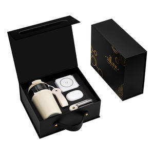 Juego de Tazas de Café Mocha en Caja de Regalo, Acero Inoxidable, Personalizadas, Regalos Promocionales Empresariales Novedosos con Impresión de Logotipo Personalizado - Product Image 1