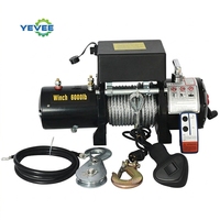 Treuil électrique portable pour voitures, remorques et 4x4, 18000 lbs, 12 Volts