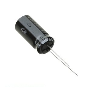 ตัวเก็บประจุแบบมีรูผ่านรัศมี22 uF 20% 350V ฝาครอบ UVZ2V220MHD1TO 22 uF - Product Image 1