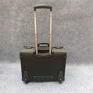 Piloot Bagage 18 Inch Oxford Koffer Zakelijke Zwarte Reistas <span class=keywords><strong>2</strong></span> Wielen Universele Wiel Aluminium Trolley Professional - Product Image 3