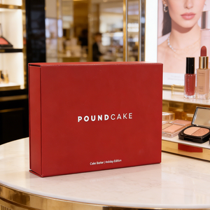 Scatole di Carta Personalizzate di Lusso per Regali, Stampa su Cartone Rigido Rosso, Confezione Cosmetica Magnetica con Apertura a Ribalta per Rossetti - Product Image 1